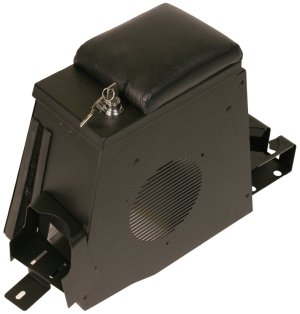 Jeep Wrangler TJ Center Console - Tuffy Products - Series II Rear Half w/sub-woofer - Black - `01-`06